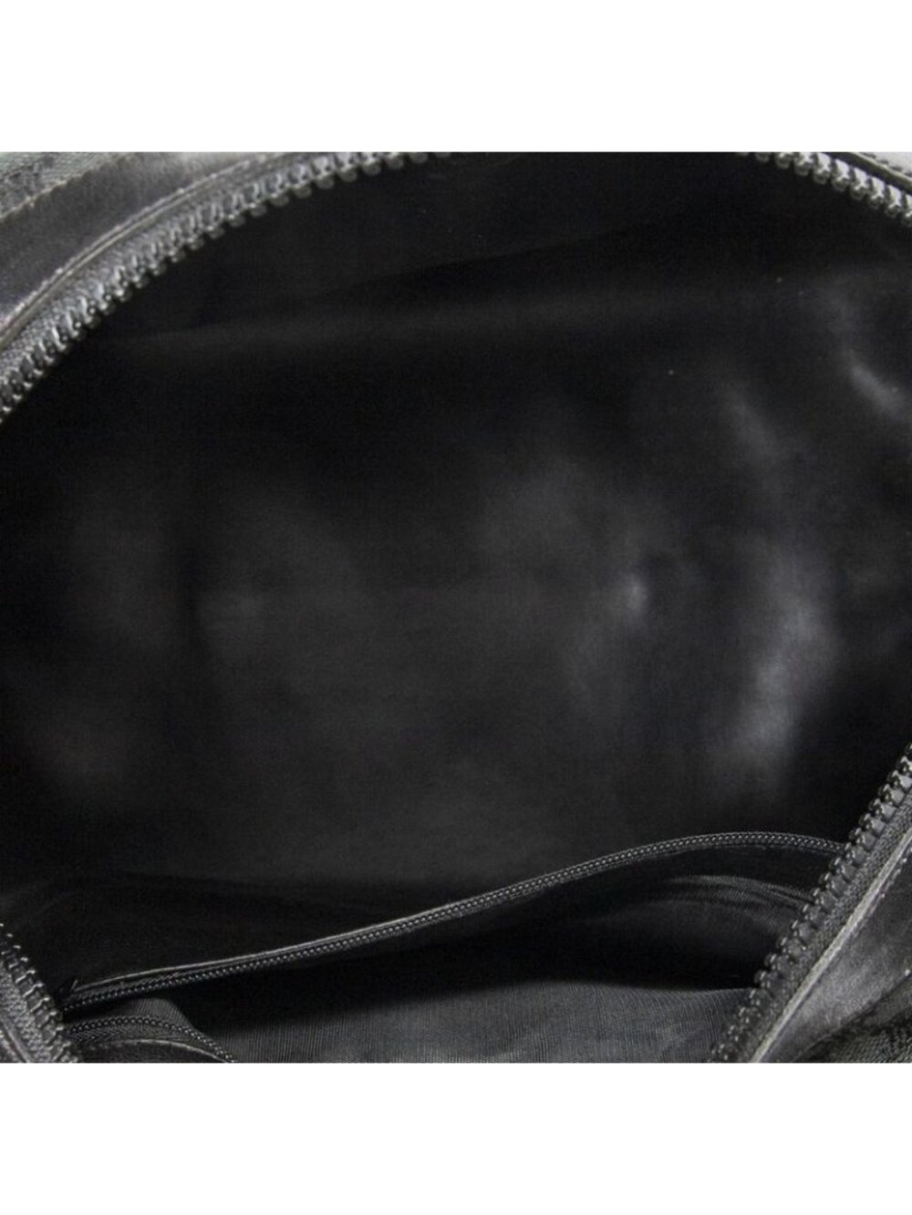 Celine Vintage Boston Black Macadam Canvas Shoulder Bag - Picture 9 of 10